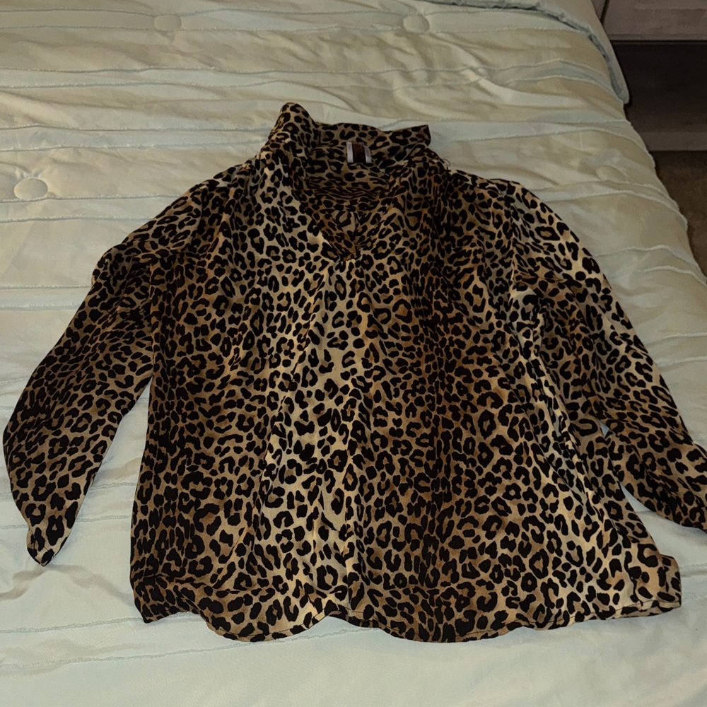 Anne Klein Animal Print Women's Blouse